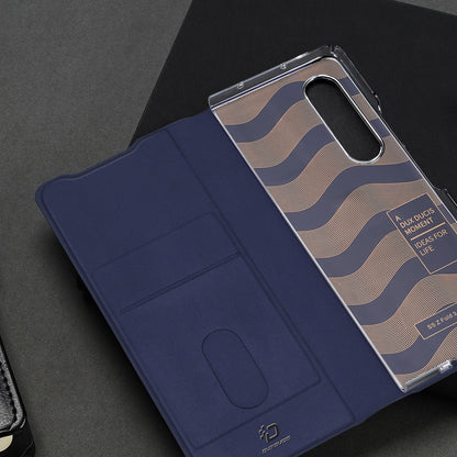 [RETURNED ITEM] Dux Ducis Bril case for Samsung Galaxy Z Fold 3 flip cover card wallet stand blue