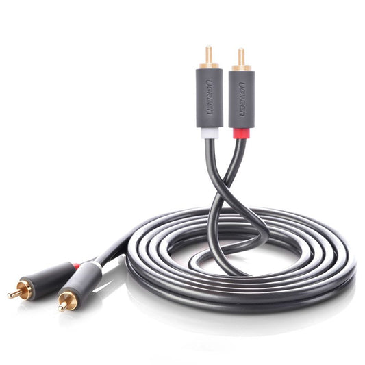 [RETURNED ITEM] Ugreen cable stereo audio video 2 RCA 2x Cinch 5m gray (10520)