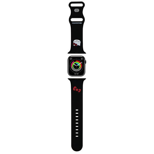 Hello Kitty Silicone Kitty Head Strap for Apple Watch 42/44/45/49mm - Black