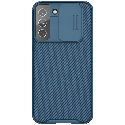 Nillkin CamShield Pro Case Armored Case Cover Camera Protector for Samsung Galaxy S22+ (S22 Plus) Blue