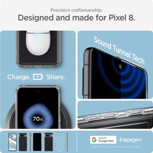 Spigen Ultra Hybrid case for Google Pixel 8 - transparent