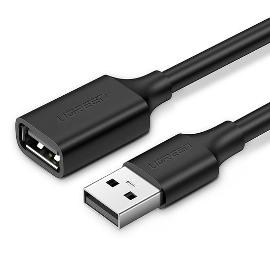 Ugreen extension cable USB (male) - USB (female) 2.0 480Mbps 3m black (US103)