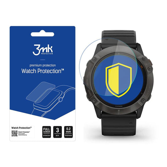 Garmin Fenix 6X Pro - 3mk Watch Protection™ v. FlexibleGlass Lite