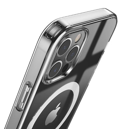 Husa MagSafe Transparenta cu incarcare Wireless pentru iPhone 14 Pro Max