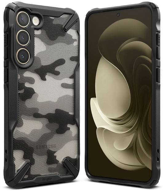 Ringke Fusion X Design case for Samsung Galaxy S23+ camouflage black