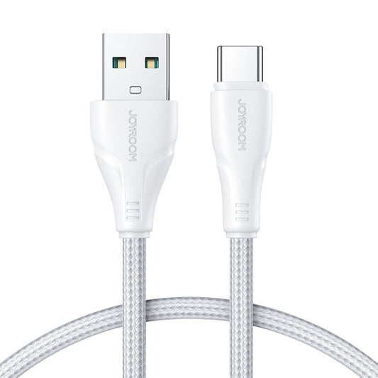 Joyroom USB cable - USB C 3A Surpass Series for fast charging and data transfer 1.2 m white (S-UC027A11)