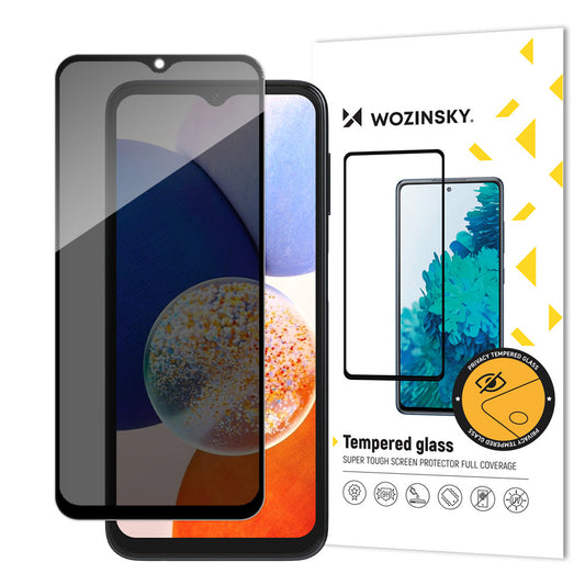 Wozinsky Privacy Glass Tempered Glass Samsung Galaxy A14 5G / Galaxy A14 with Anti Spy Privacy Filter