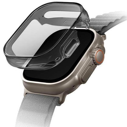 Uniq Garde Apple Watch Ultra 49mm case. grey/smoked grey