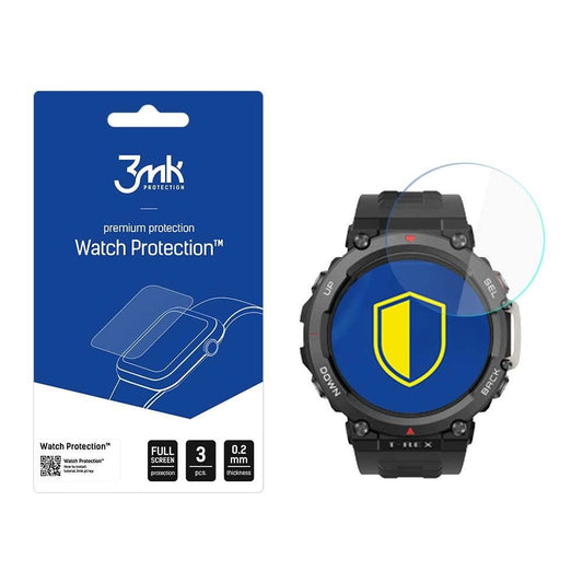 Amazfit T-Rex 2 - 3mk Watch Protection™ v. FlexibleGlass Lite