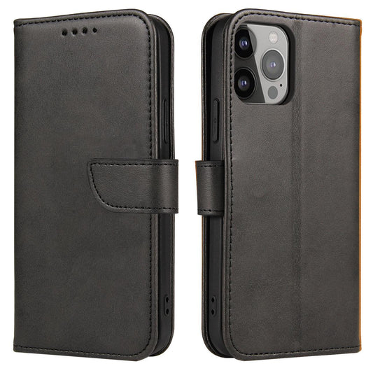 Magnet Case case for Vivo Y16 / Vivo Y02s flip cover wallet stand black