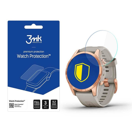 Garmin Fenix ​​7S Pro Solar - 3mk Watch Protection™ v. FlexibleGlass Lite