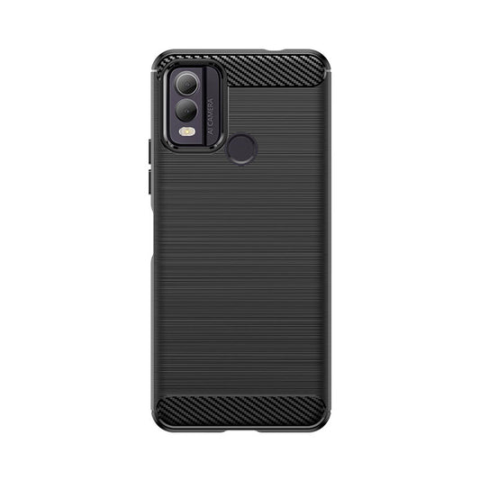 Carbon Case silicone case for Nokia C22 - black