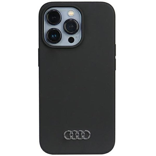 Audi Silicone Case iPhone 13 Pro / 13 6.1&quot; black/black hardcase AU-LSRIP13P-Q3/D1-BK