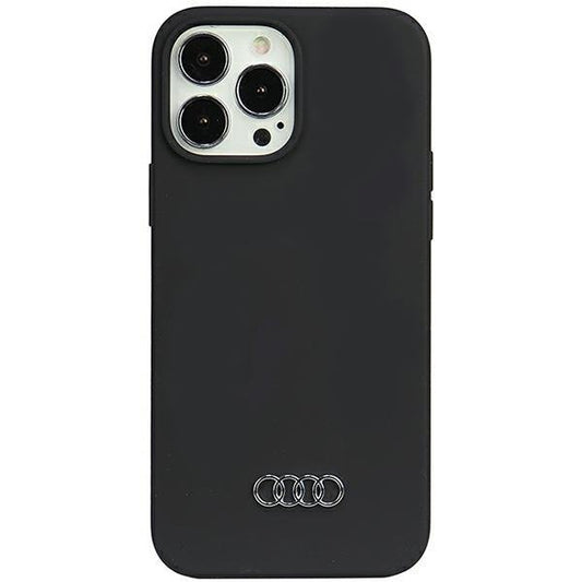 Audi Silicone Case iPhone 13 Pro Max 6.7&quot; black/black hardcase AU-LSRIP13PM-Q3/D1-BK