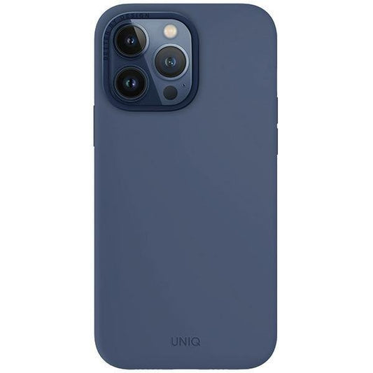 Uniq Lino Hue iPhone 15 Pro Max 6.7&quot; case Magclick Charging navy blue/navy blue