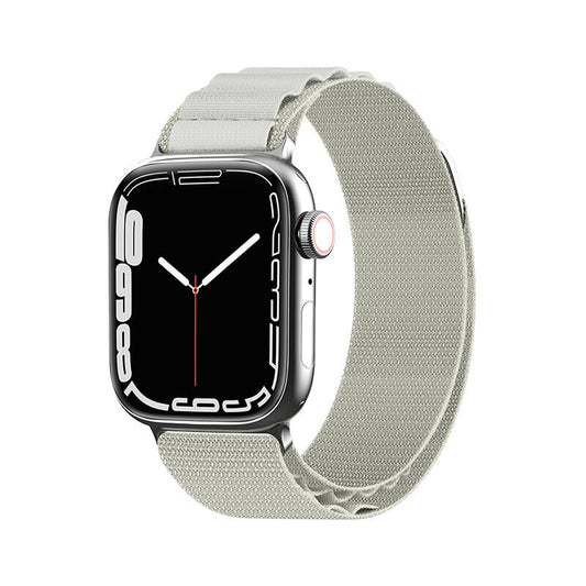 Alpine strap with steel buckle for Apple Watch 42/44/45/49 mm - silver