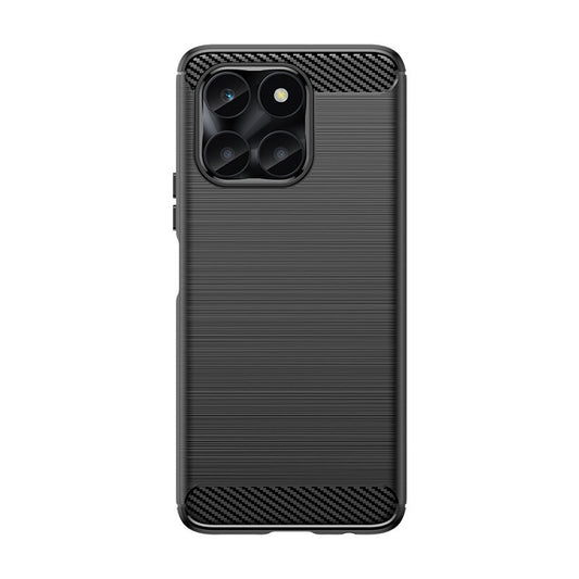 Carbon Case for Honor X6a - black