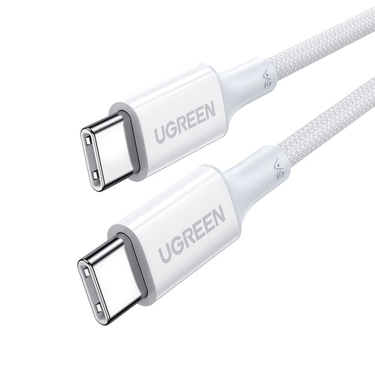 Ugreen US557 USB-C / USB-C PD cable 100W 0.5m - white