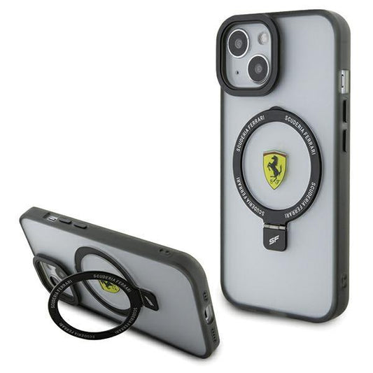 Ferrari Ring Stand 2023 Collection MagSafe Case for iPhone 15 Plus / 14 Plus - Transparent