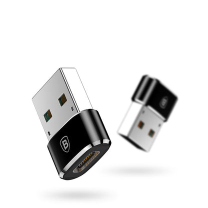 Baseus adapter from USB Type-C to USB black (CAAOTG-01)