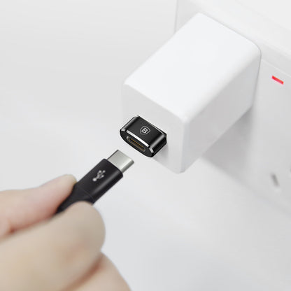 Baseus adapter from USB Type-C to USB black (CAAOTG-01)
