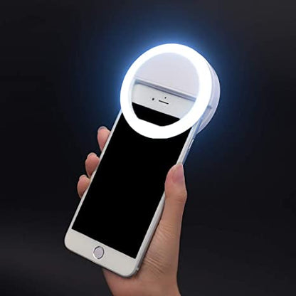 Selfie LED ring light – Accesoriu tip clips pentru telefon