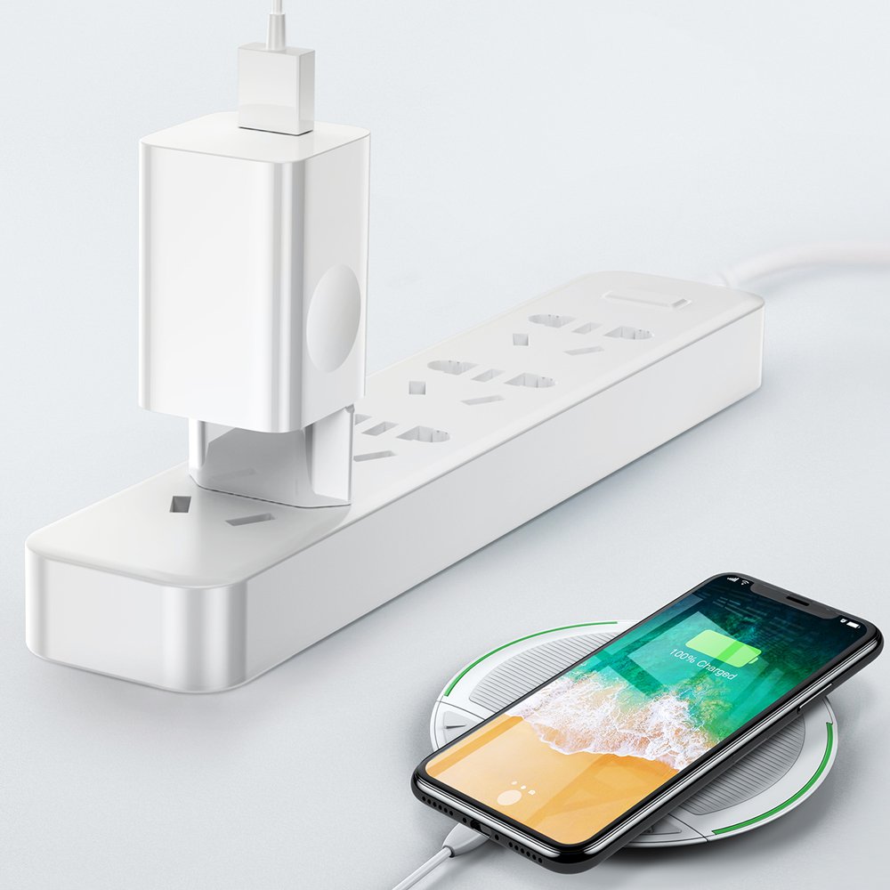 Baseus Charging Quick Charger EU power supply adapter USB Quick Charge 3.0 QC 3.0 white (CCALL-BX02)