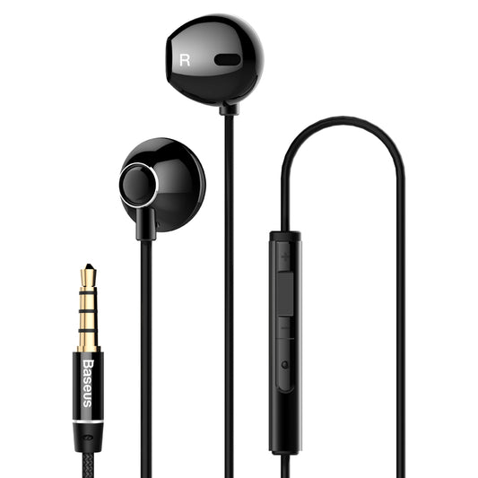 Baseus Encok H06 in-ear headphones headset with remote control black (NGH06-01)