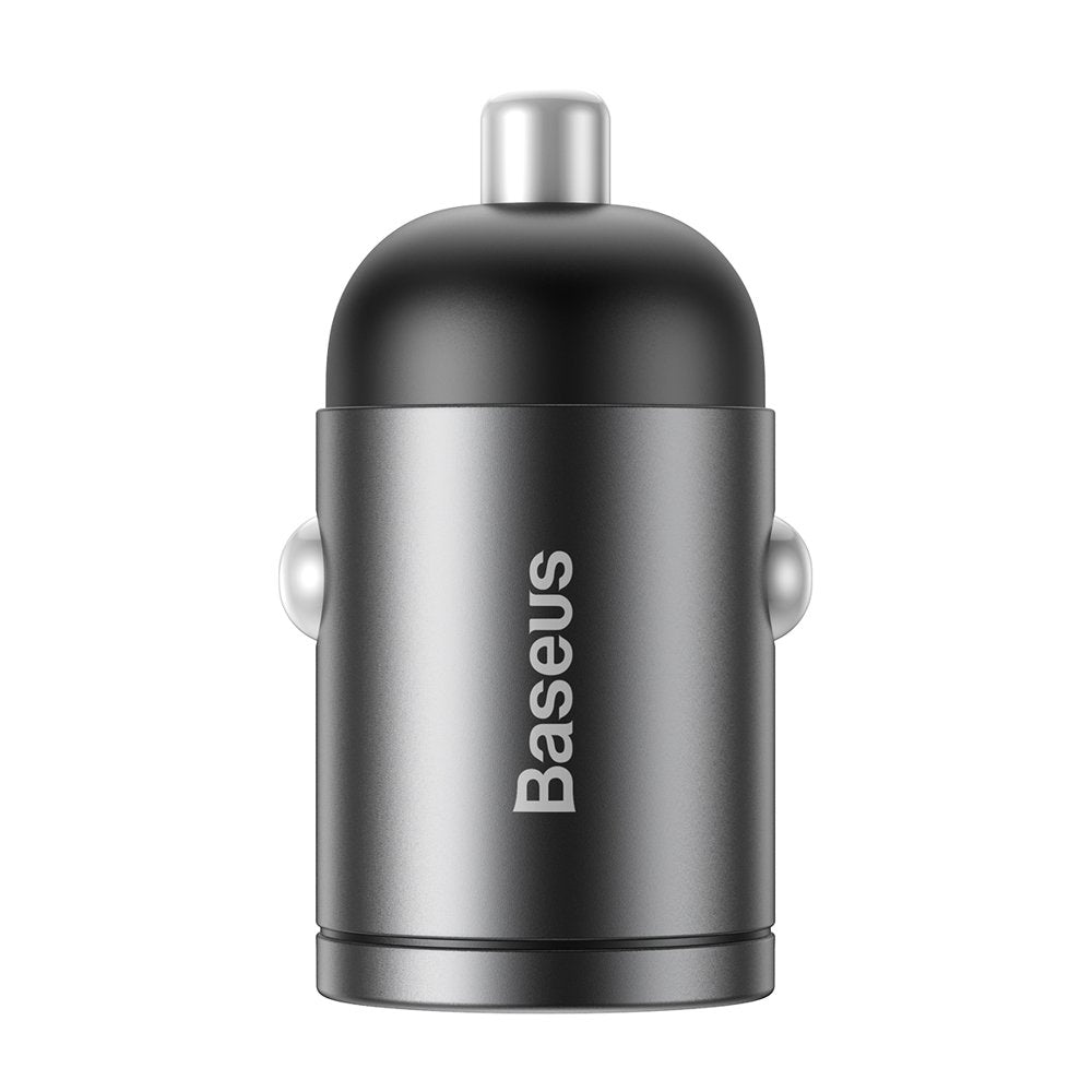 Baseus Tiny Star PPS mini smart car charger USB Type C 30W Quick Charge 3.0 PD 3.0 gray (VCHX-B0G)