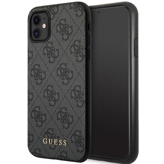 Guess GUHCN61G4GG iPhone 11 6.1&quot; / Xr grey/grey hard case 4G Collection