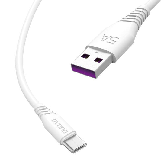 Dudao cable USB / USB Type C 5A cable 2m white (L2T 2m white)