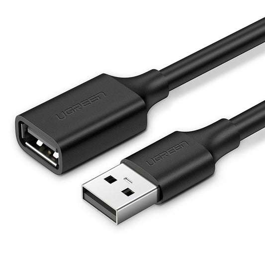 Ugreen cable adapter USB (female) - USB (male) 1m black (10314)