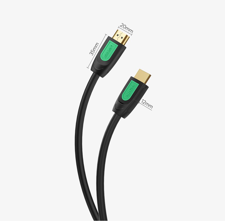 Ugreen cable HDMI 2.0 19 pin 4K 60Hz 30AWG cable 2m black (10129)