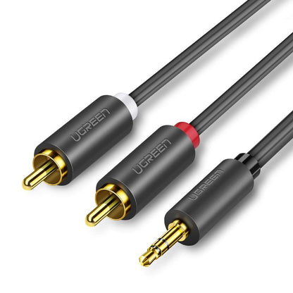 Ugreen audio cable 3.5 mm mini jack - 2RCA 3m black (10590)
