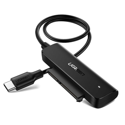 Ugreen adapter 2.5 '' SATA III 3.0 HDD SSD - USB Type C 3.2 Gen 1 (SuperSpeed USB 5 Gbps) adapter black (70610 CM321)