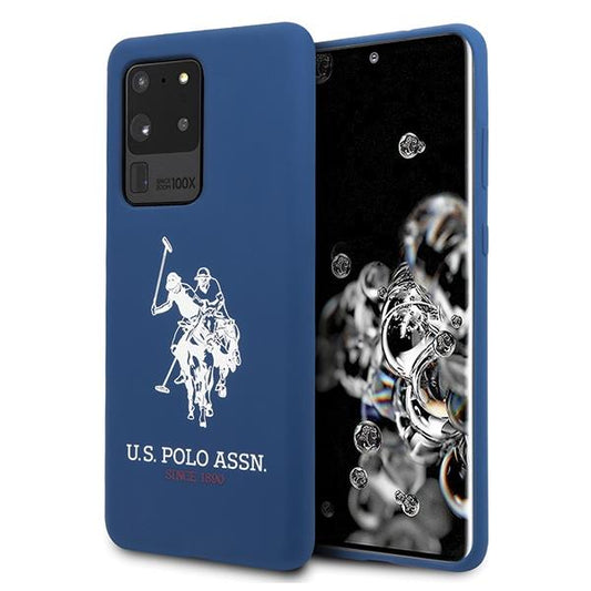 US Polo USHCS69SLHRNV S20 Ultra G988 granatowy/navy Silicone Collection