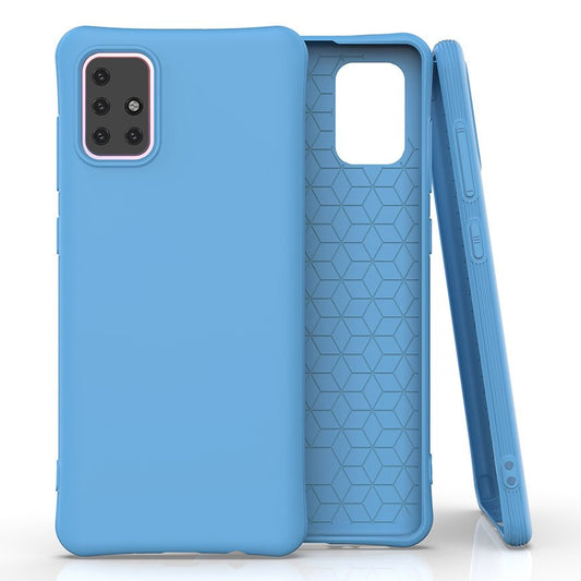 Soft Color Case flexible gel case for Samsung Galaxy M31s blue