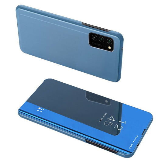 Clear View Case cover for Samsung Galaxy A72 4G blue