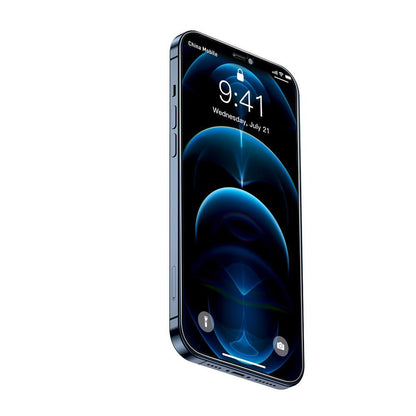 Baseus 2x Tempered Glass 0.3mm Anti Spy Full Screen Frame iPhone 12 Pro / iPhone 12 (SGAPIPH61P-KS01) (case friendly)