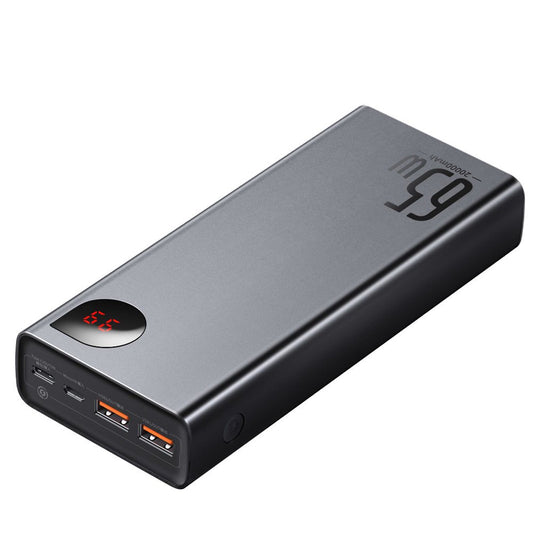 Baseus Adaman powerbank 2x USB / 1x USB Type C / 1x micro USB 20000mAh 65W Quick Charge 4.0 Power Delivery black (PPIMDA-D01)