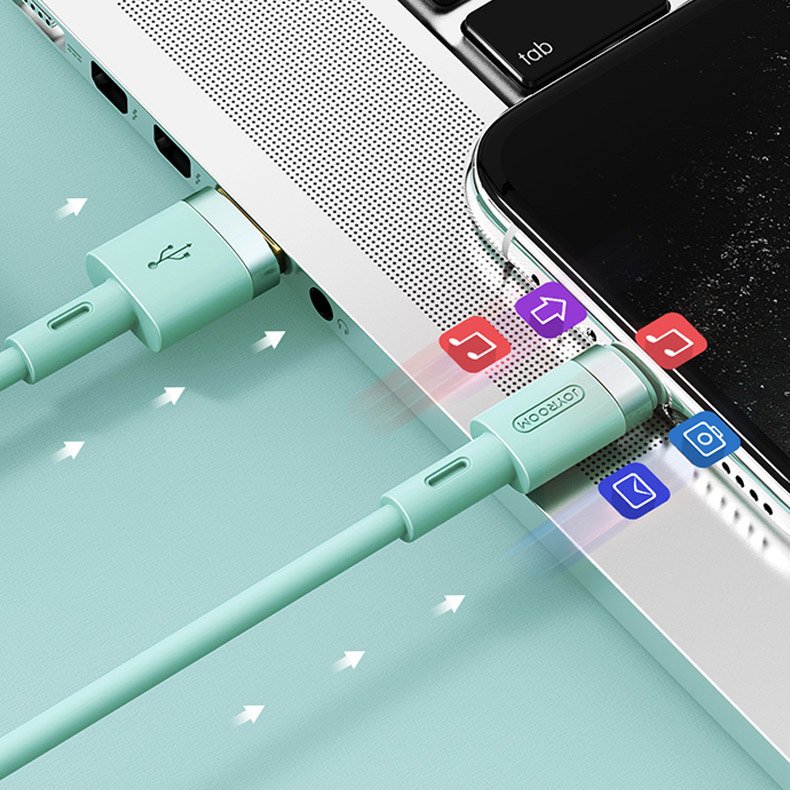 Joyroom USB - Lightning cable 2,4A 1,2 m (S-1224N2 Black)
