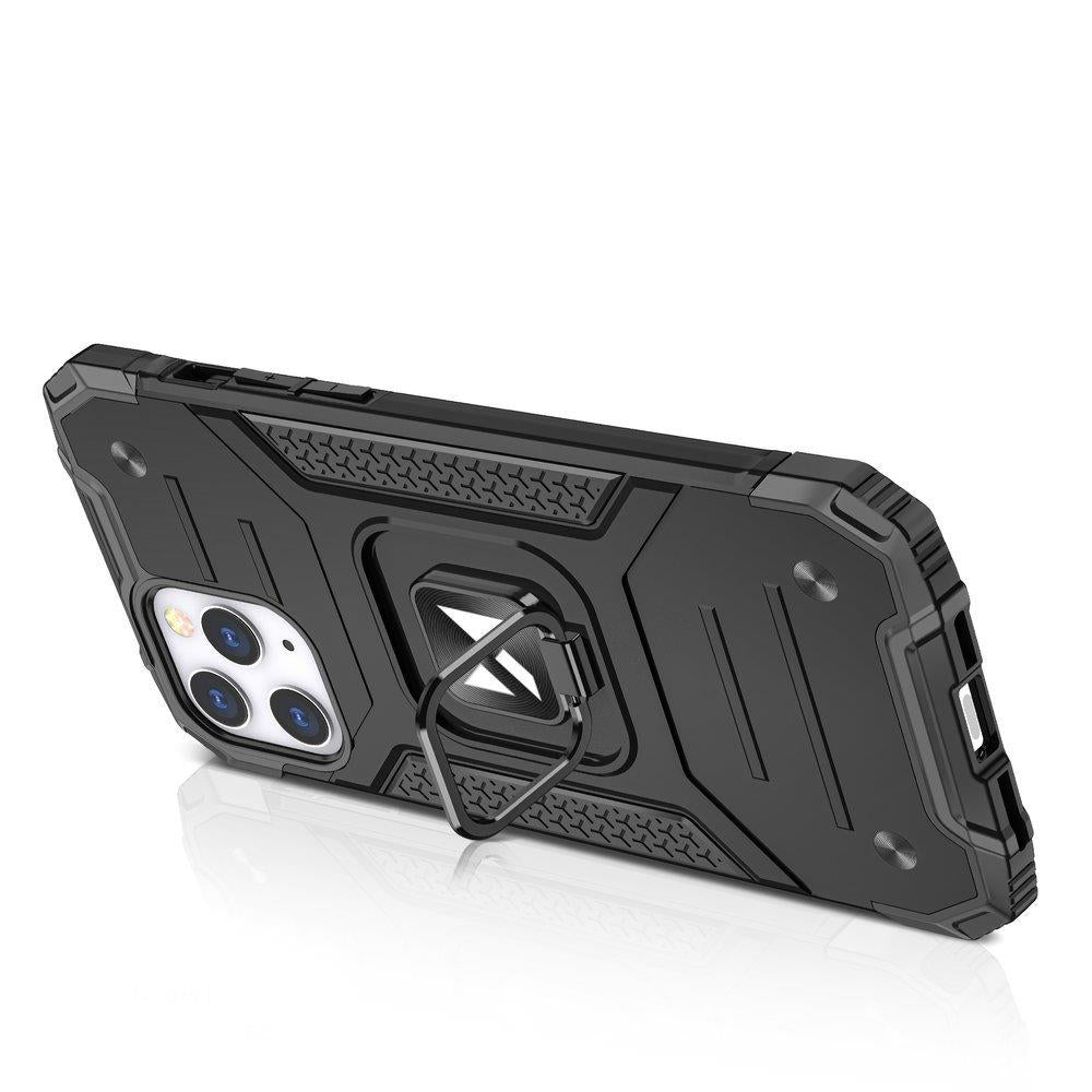 Wozinsky Ring Armor Case Kickstand Tough Rugged Cover for iPhone 13 Pro Max black