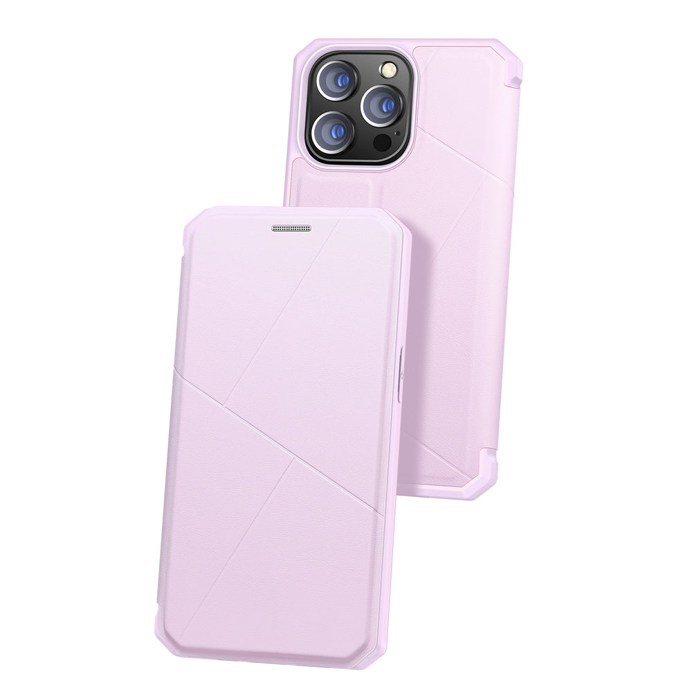 DUX DUCIS Skin X Bookcase type case for iPhone 13 Pro pink