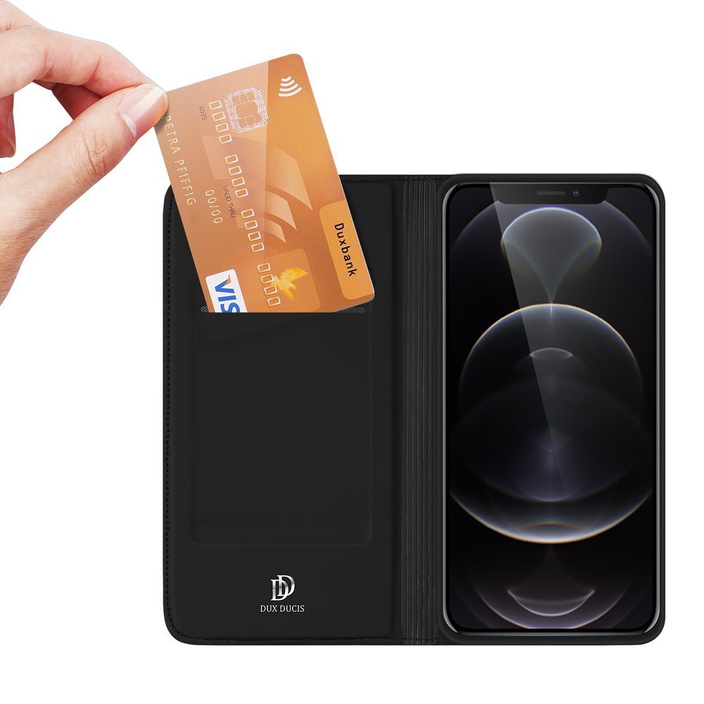 Dux Ducis Skin Pro Bookcase type case for iPhone 13 Pro black