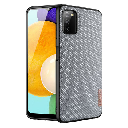 Dux Ducis Fino case covered with nylon material for Samsung Galaxy A03s gray
