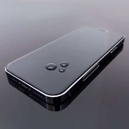 Wozinsky super tough Full Glue full screen tempered glass with Case Friendly frame iPhone 14 Max / 13 Pro Max black