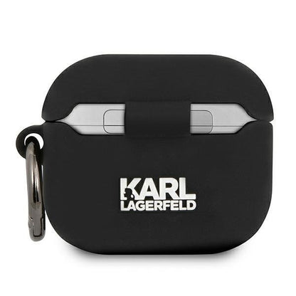 Karl Lagerfeld KLACA3SILKHBK AirPods 3 cover czarny/black Silicone Ikonik