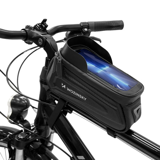 Wozinsky Bike Frame Bag 1.7l Phone Cover Black (WBB28BK)