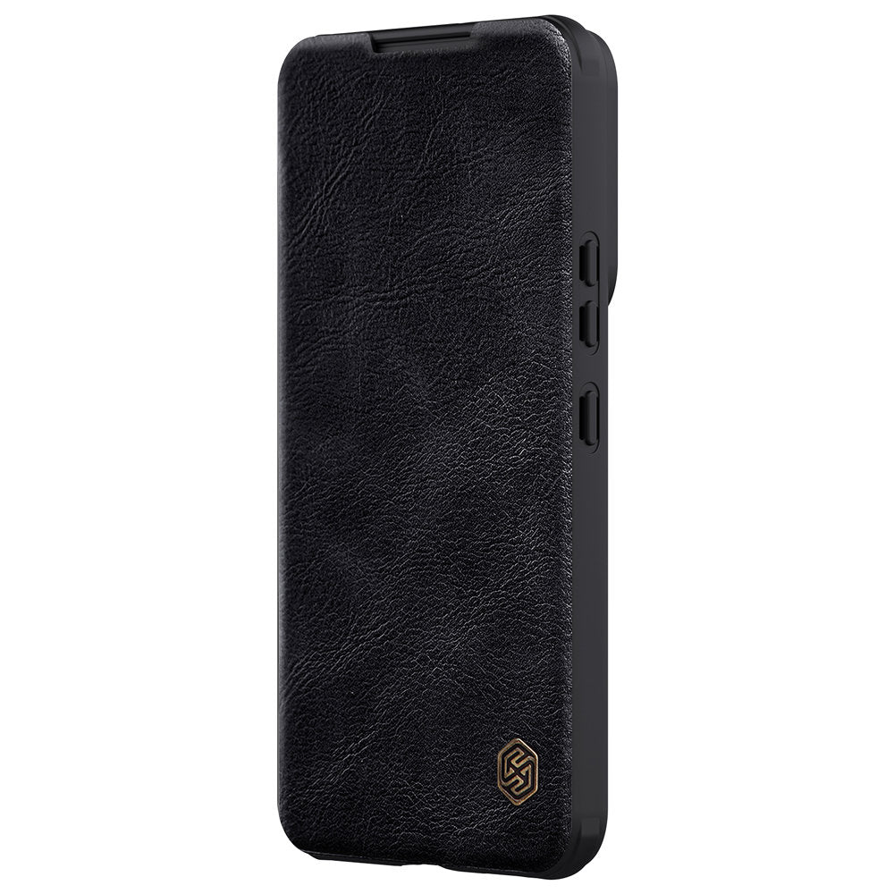 Nillkin Qin Leather Pro Case Case for Samsung Galaxy S22 + (S22 Plus) Camera Protector Holster Cover Flip Cover Black