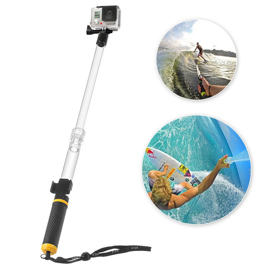 Floating selfie boom for GoPro SJCAM action cameras